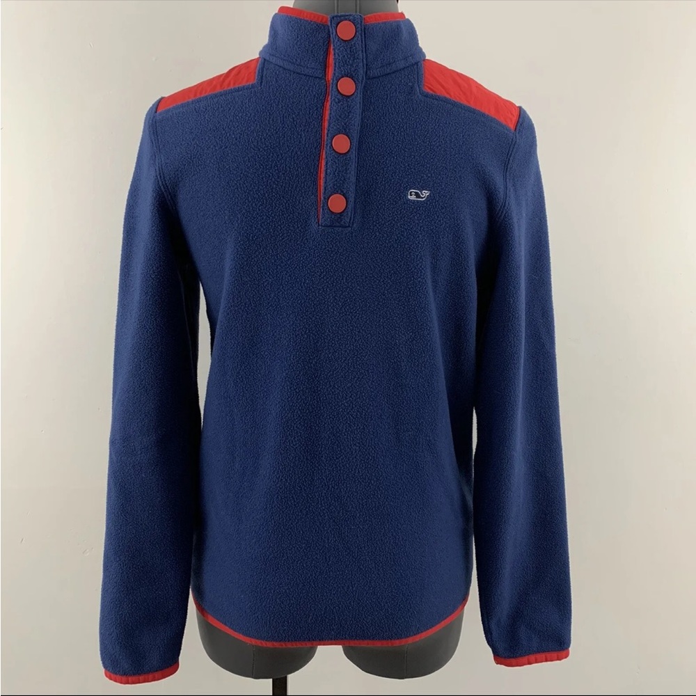 Boy’s Youth XL 18 VINEYARD VINES Snap Fleece Pullover Shep Shirt (slight defect)